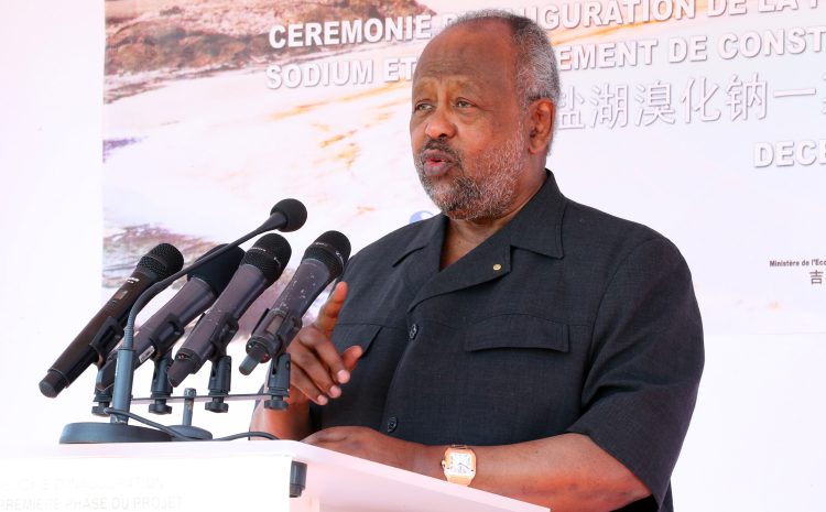  Discours du Président de la République de Djibouti a l’occasion de la Cérémonie d’Inauguration de la Première Phase Du Projet de Bromure de Sodium et du Lancement de Construction de la Deuxième Phase