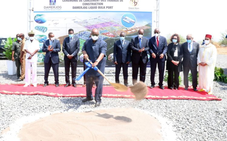  La cérémonie de lancement des travaux de construction du Port pétrolier de Damerjog